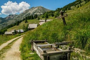 chalmettes ceillac in qeyras in hautes alpes in france photo