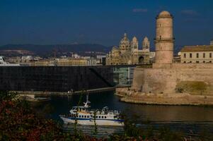 old port and fort of marseille photo