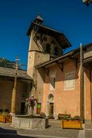 ceillac queyras in hautes alpes in france photo