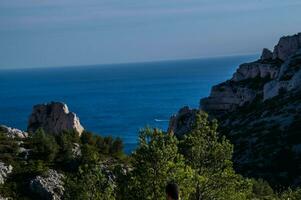 small fishing boat marseille in bouche du rhone photo