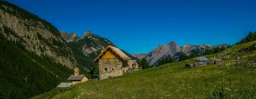 riaille  ceillac quyras in hautes alpes in france photo