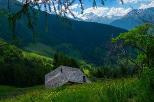 comerciar en orsieres ,valais,suiza foto