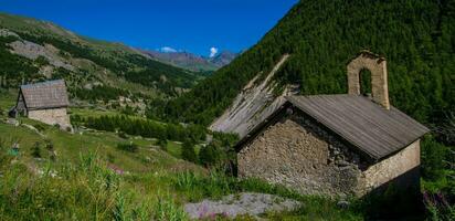 riaille ceillac queyras in hautes alpes in france photo