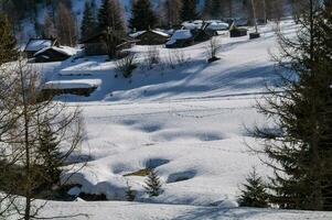 buet ,chamonix,alta Saboya, Francia foto