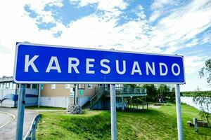 karesuando, finland - july 2019 photo