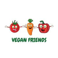 Vegan Friends Typography Vector Design, Vegan Shirt, Funny Vegan T-Shirts, Vegetarian Shirt, Veterinarian tee, Vegetable Lover Gift