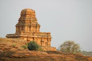 Badami Temple with Copy Space photo