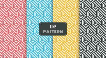 geometric bold lines pattern vector