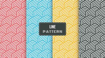 geometric bold lines pattern vector