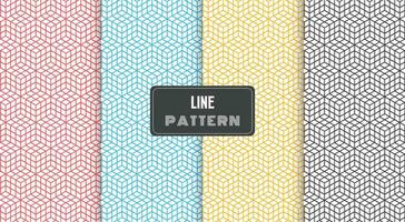 abstract lines geometric seamless pattern vector