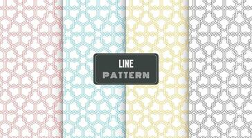 geometric line pattern background vector