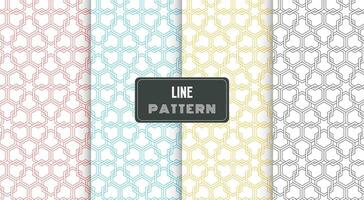 geometric line pattern background vector