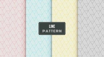 geometric pattern with stripes lines polygonal shape vector