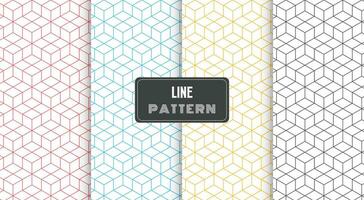 geometric line pattern polygonal vector