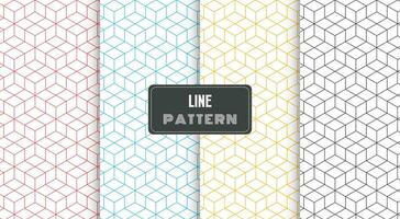 geometric line pattern polygonal vector