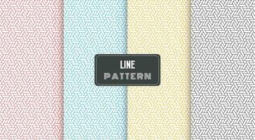 geometric line pattern background vector