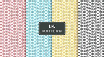 abstract lines geometric seamless pattern vector