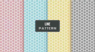 abstract lines geometric seamless pattern vector