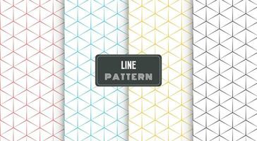 abstract geometric seamless line pattern vector