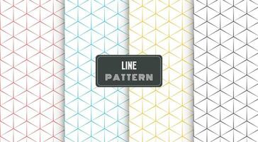 abstract geometric seamless line pattern vector