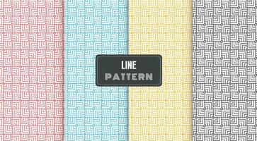 abstract lines geometric seamless pattern vector