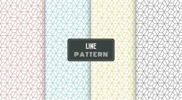 geometric line pattern polygonal shape vector