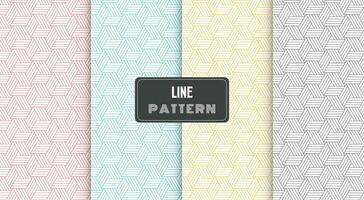 stripes line pattern polygonal shape vector