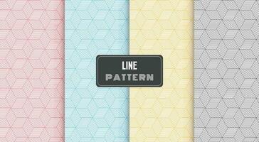 stripes polygonal lines pattern vector