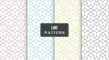 geometric line pattern polygonal vector