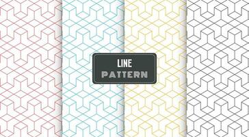 geometric line pattern polygonal vector