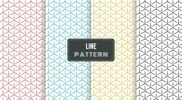 abstract geometric seamless line pattern vector