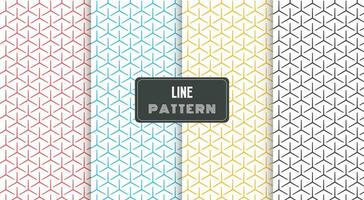 abstract geometric seamless line pattern vector