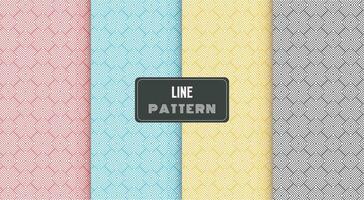 abstract lines geometric seamless pattern vector