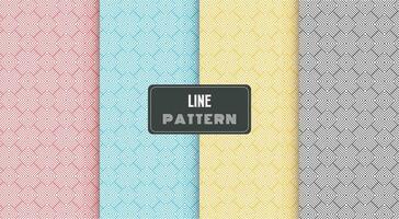 abstract lines geometric seamless pattern vector