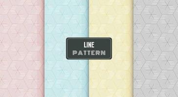 geometric pattern with stripes lines polygonal shape vector