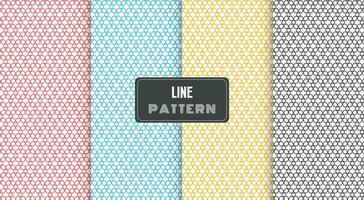 abstract lines geometric seamless pattern vector