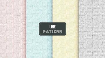 geometric pattern with stripes lines polygonal shape vector