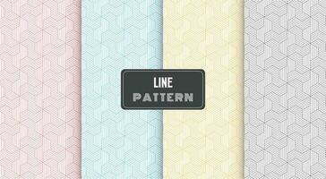 geometric pattern with stripes lines polygonal shape vector