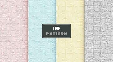 stripes polygonal lines pattern vector