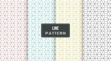 geometric line pattern polygonal shape vector