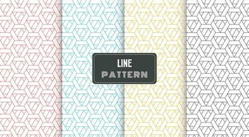 geometric line pattern polygonal shape vector
