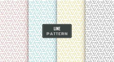 geometric line pattern polygonal shape vector