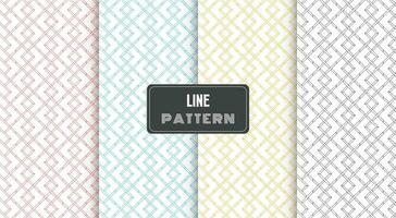 abstract geometric seamless line pattern vector