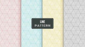 geometric pattern with stripes lines polygonal shape vector