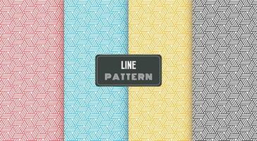 abstract lines geometric seamless pattern vector