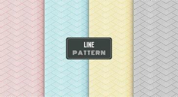 geometric pattern with stripes lines polygonal shape vector