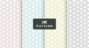 abstract geometric seamless line pattern vector