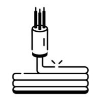 Modern  icon of Multimedia Components Line Icon vector