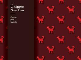 chino nuevo año personaje modelo sin costura vector fondo de pantalla geométrico ornamento China tradicional
