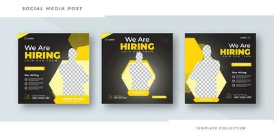 We are hiring Marketing Strategy for beginners Modern poster suitable for business webinars, marketing webinars, online class programs, brochure digital banner template design Pro Vector